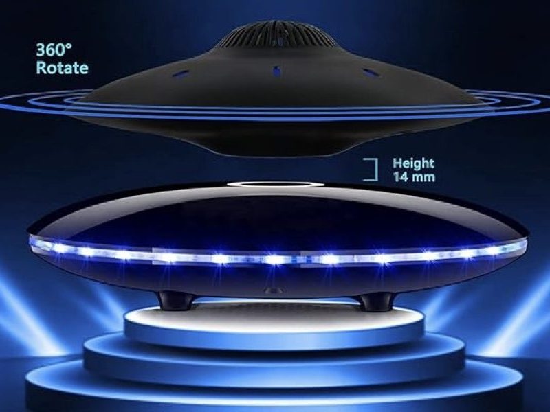 UFO Spinning bluetooth speaker