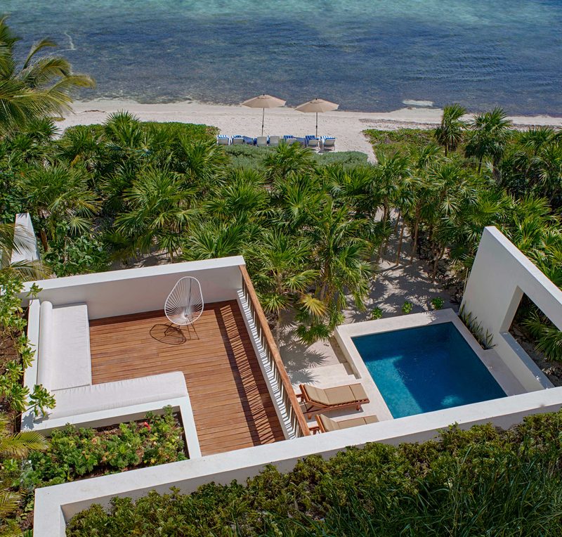 beach front at casa xixim