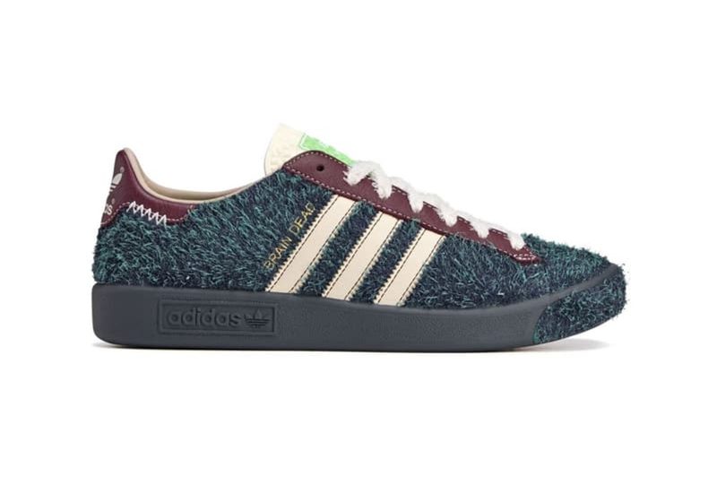 side view of adidas x brain dead sneaker