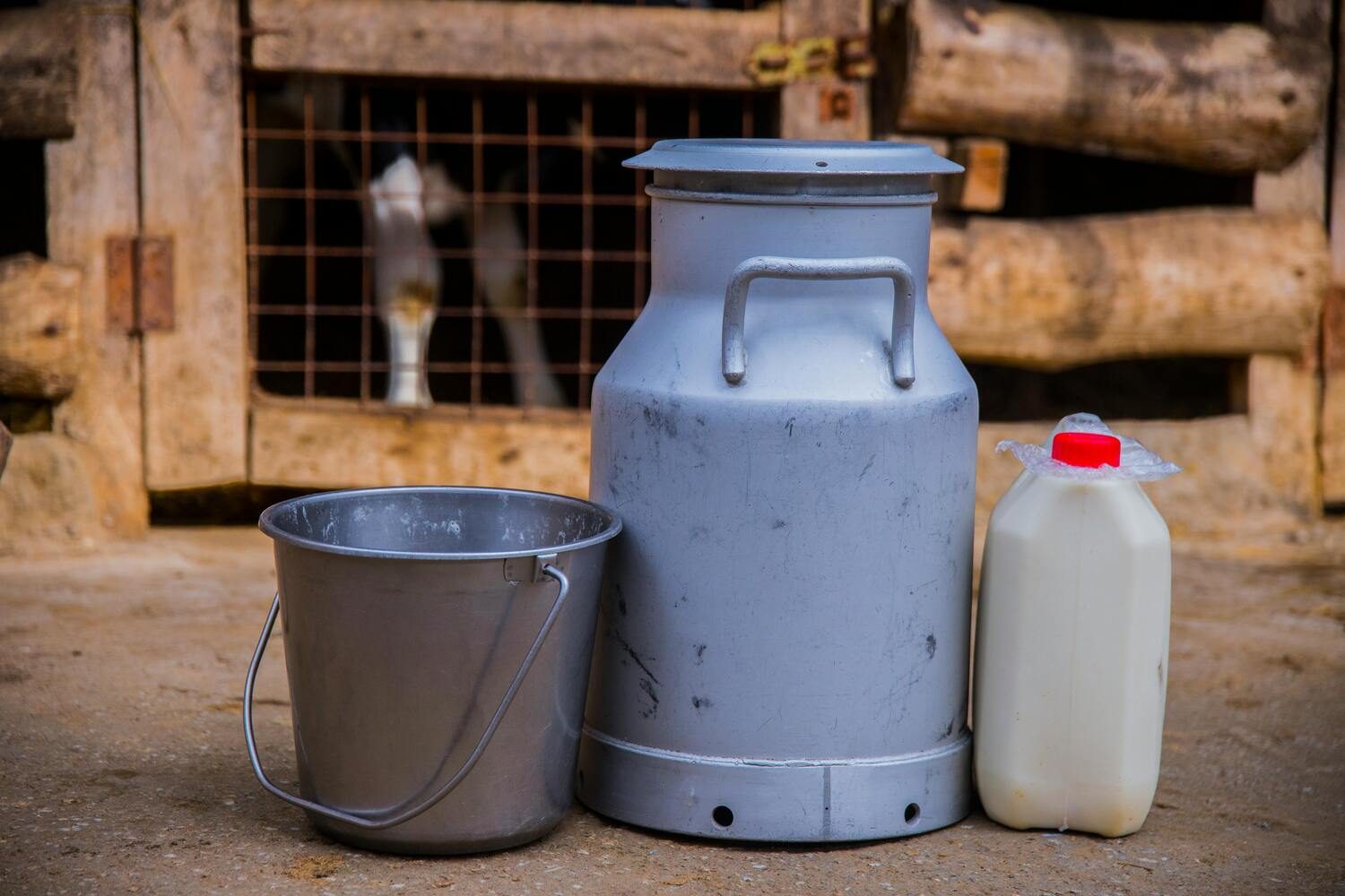 Raw milk.