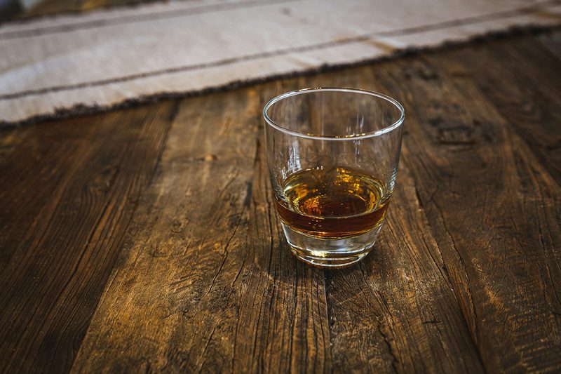 Rum in a glass
