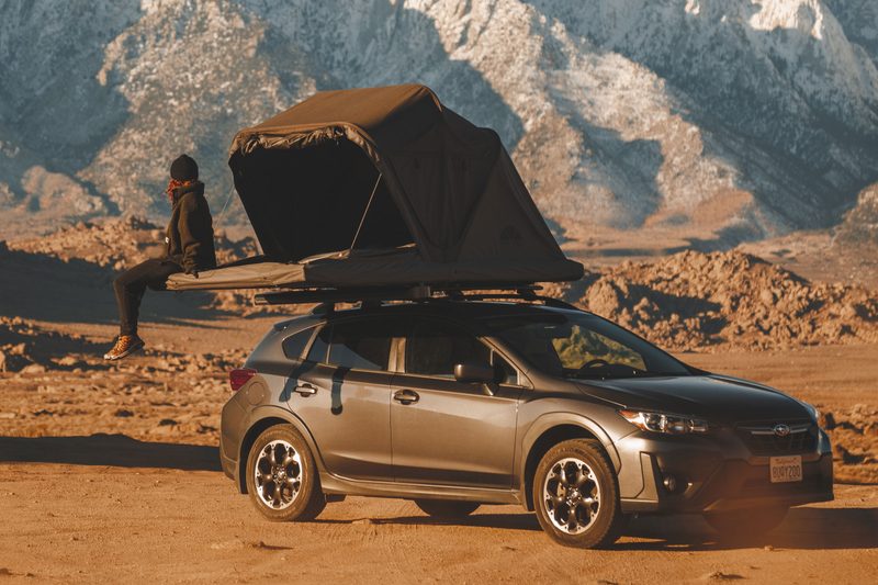 Roof Space 2 rooftop tent in "Panorama Mode."