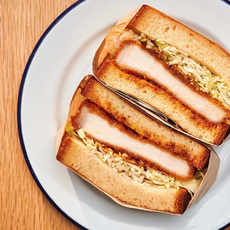 Tanaka pork katsu sandwich