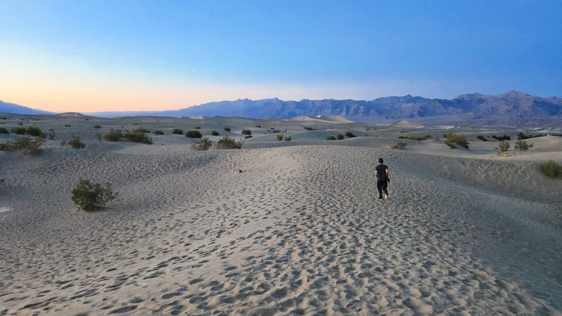 The dunes at Death Valley