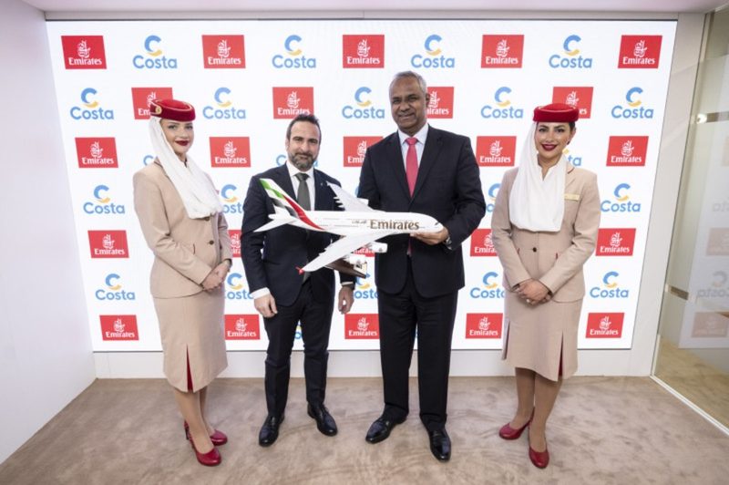Emirates Costa partnership