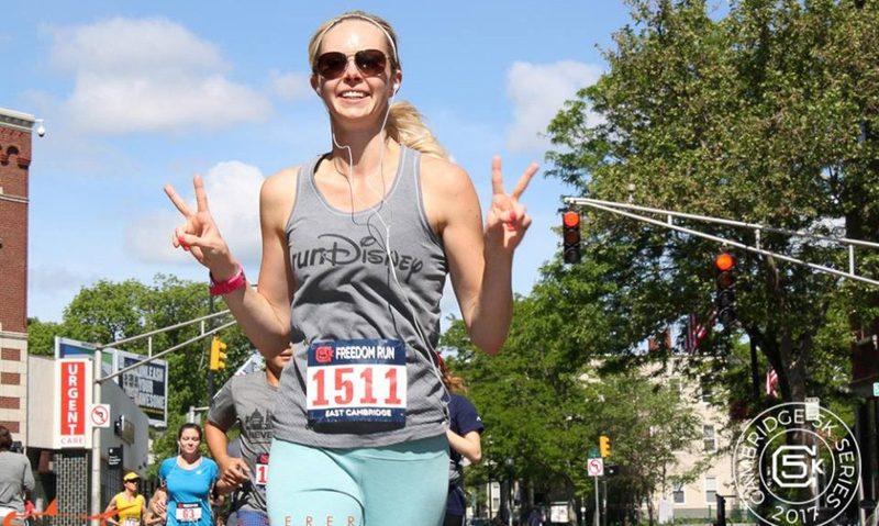 Carissa Galloway personal trainer running a 5K