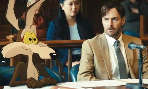 Coyote and Will Forte in Coyote vs. Acme