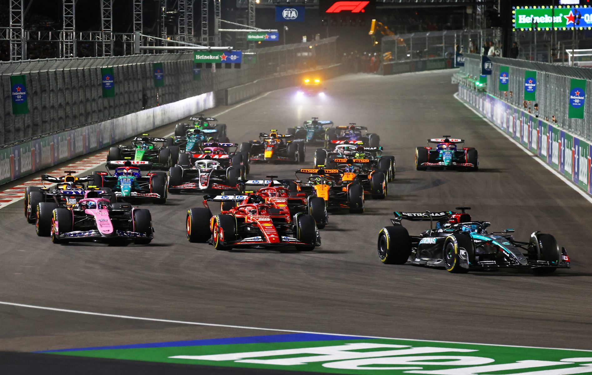 Formula 1 at the Las Vegas Grand Prix on the Las Vegas Strip Circuit.