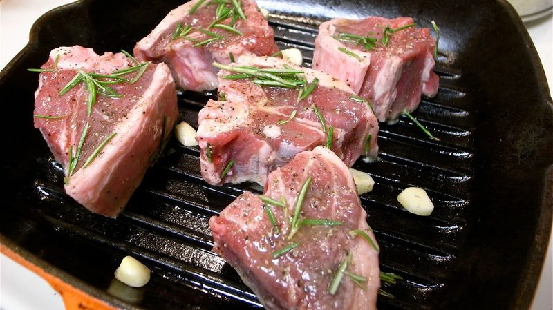 grilled lamb chops