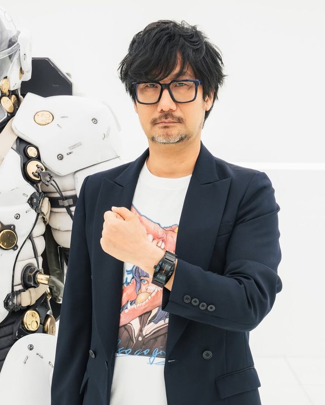 Hideo Kojima wearing the new Hamilton watch