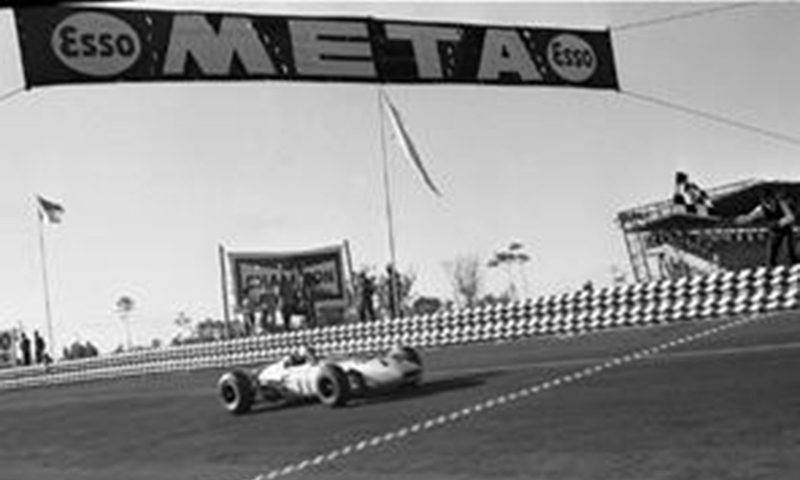 Honda’s first F1 victory at the 1965 Mexican Grand Prix.