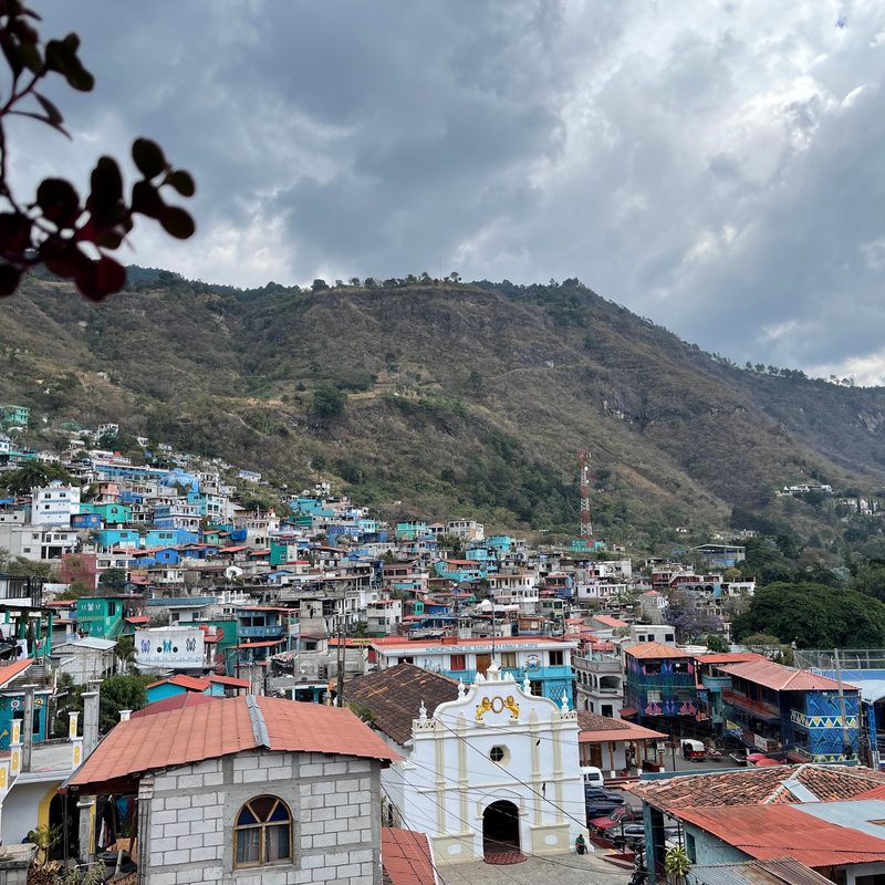Rooftop view of Panajachel, Guatemala
