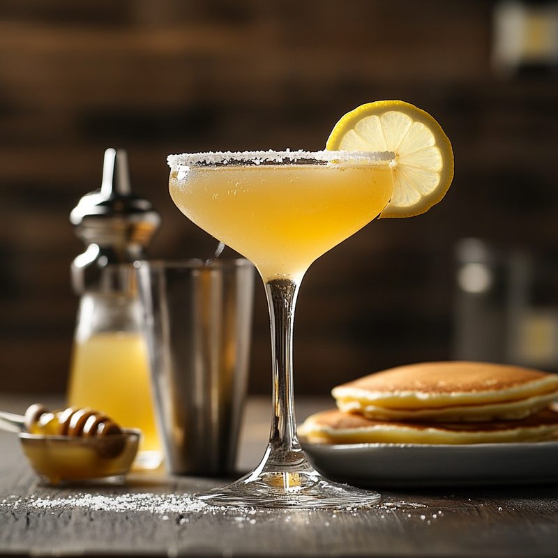 Lemon Sugar Pancake Cocktail