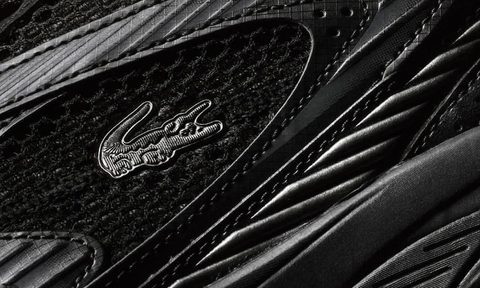 close up on lacoste detail
