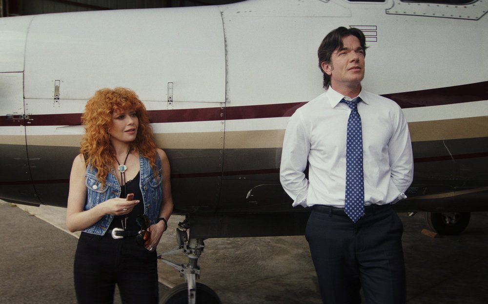 POKER FACE -- Pictured: (l-r) Natasha Lyonne as Charlie Cale, John Mulaney -- (Photo by: PEACOCK)