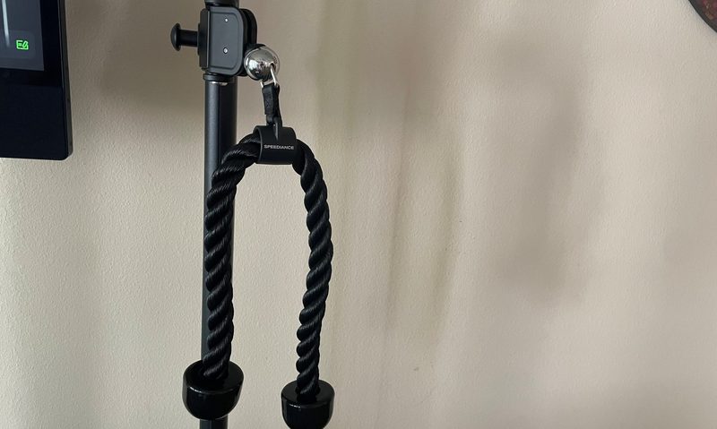 Speediance Gym Monster 2 rope handle close up