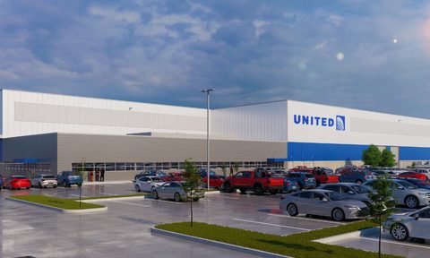 United Airlines new facility