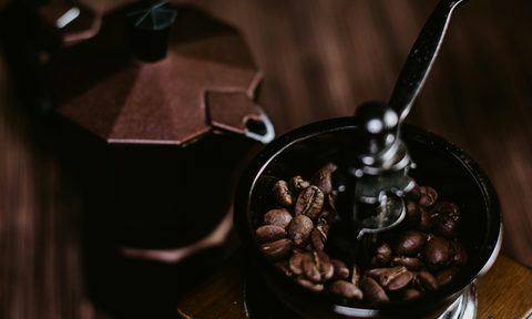 coffee grinding