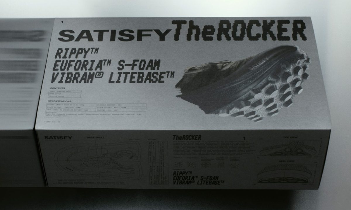 satisfy therocker shoe box