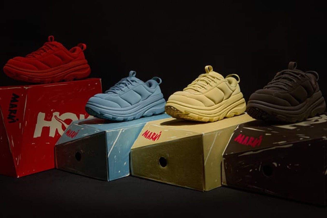 HOKA and Marni team up for a new Bondi sneaker - The Manual
