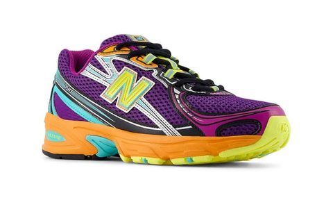 New Balance neon sneaker product photo