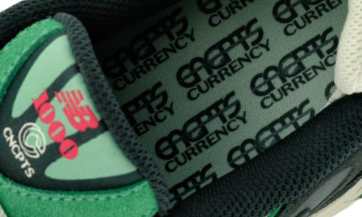 inside sole of new balance cncpts sneaker