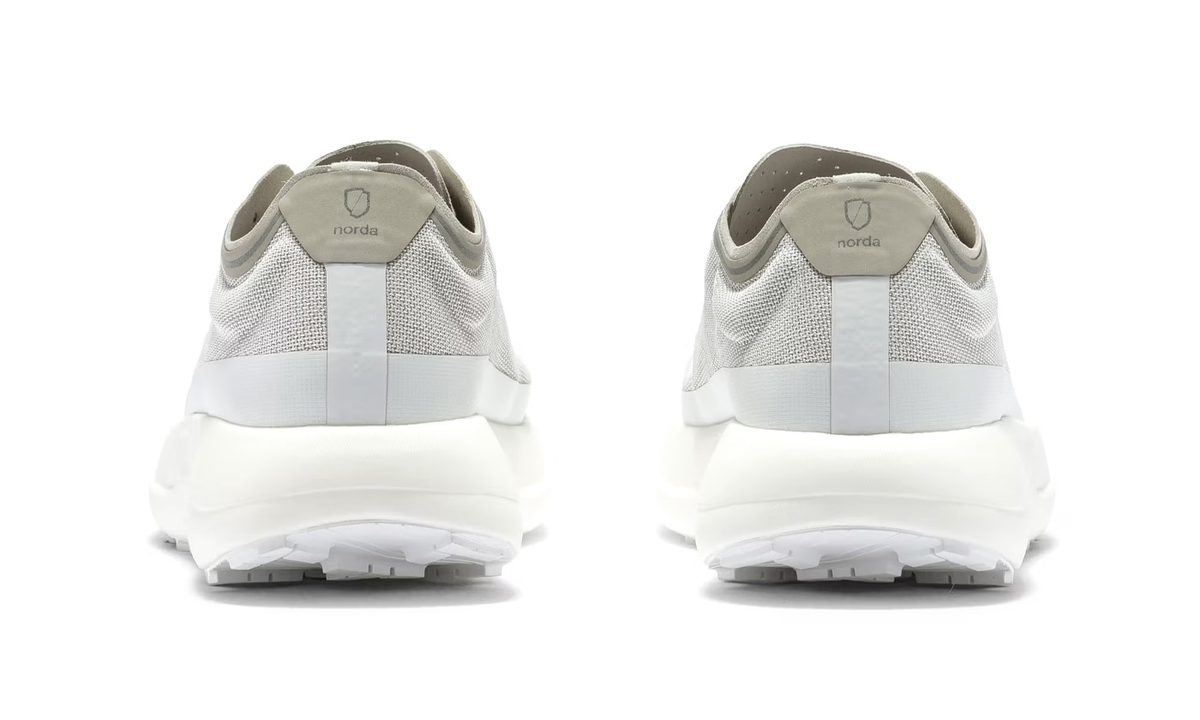 back heel photo of norda sneakers