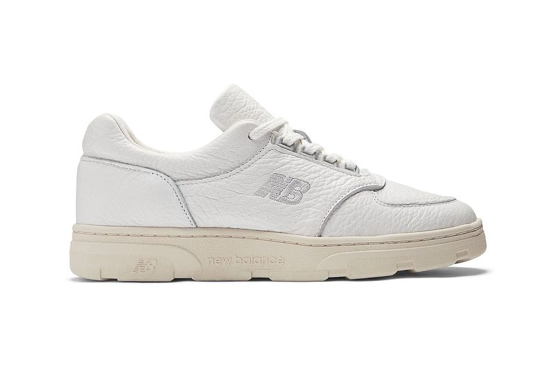 side profile of white allerdale sneaker