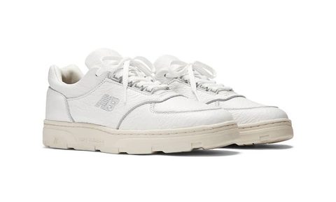 pair of white new balance allerdale sneakers