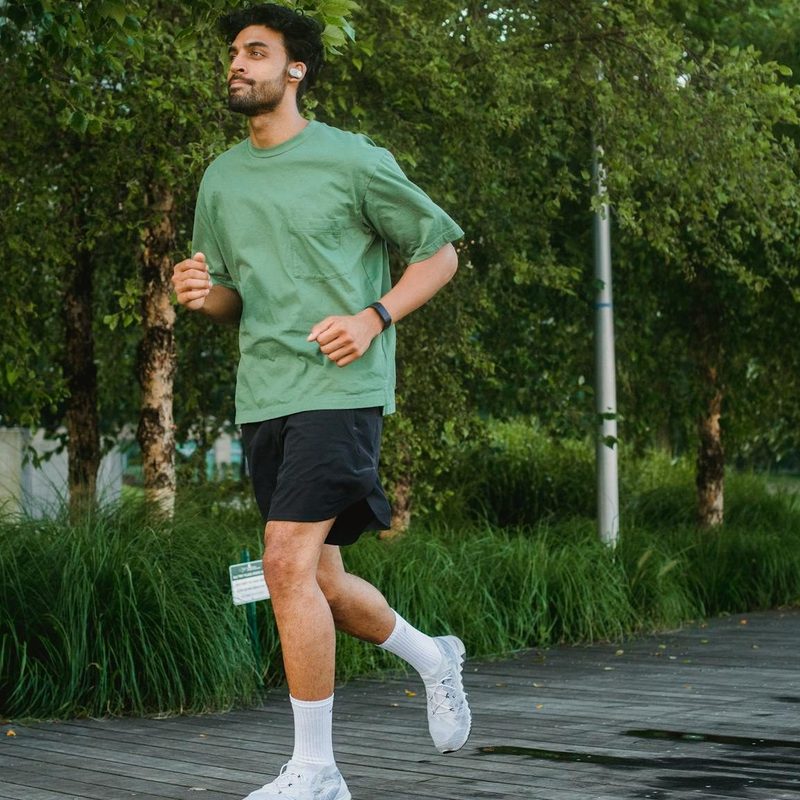 Man running outdoor