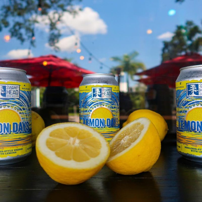 Swamp Head Brewery Lemon Days beer