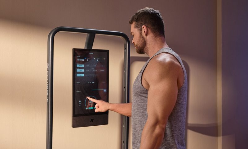 touch screen Speediance home gym workout machine
