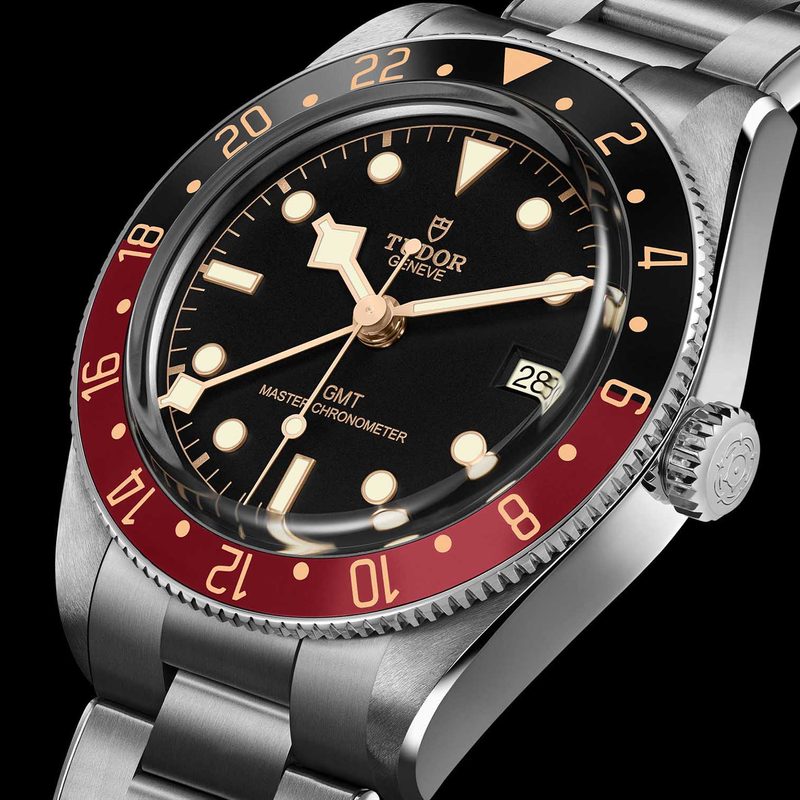 Tudor black bay 58 black background