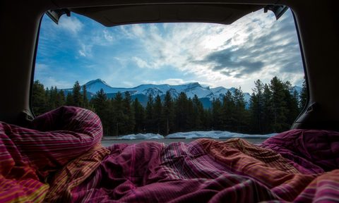 Camping in the winter
