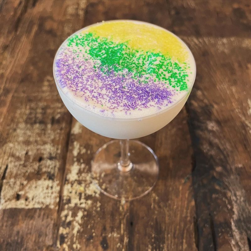 Shaken Mardi Gras Daiquiri