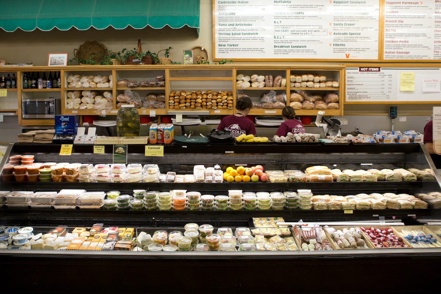 Zoccoli's Delicatessen Santa Cruz.
