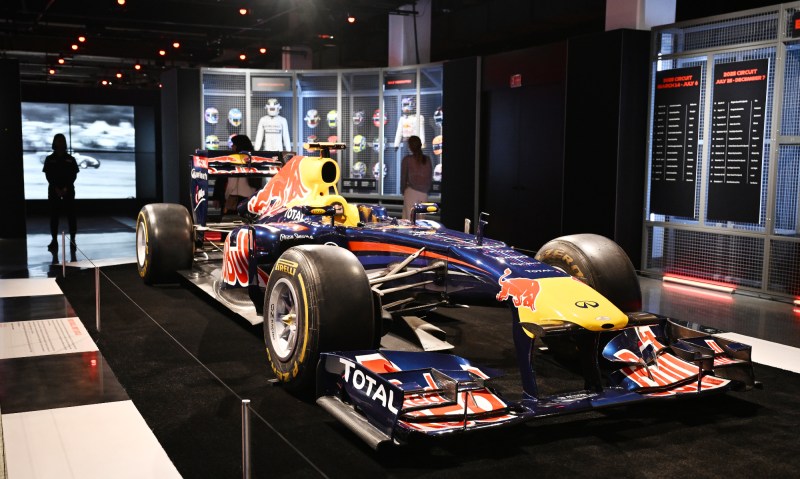 2011 Red Bull RB7 at F1 X in Grand Prix Plaza in Las Vegas.