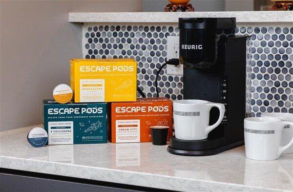 Stone Creek Coffee Escape Pods