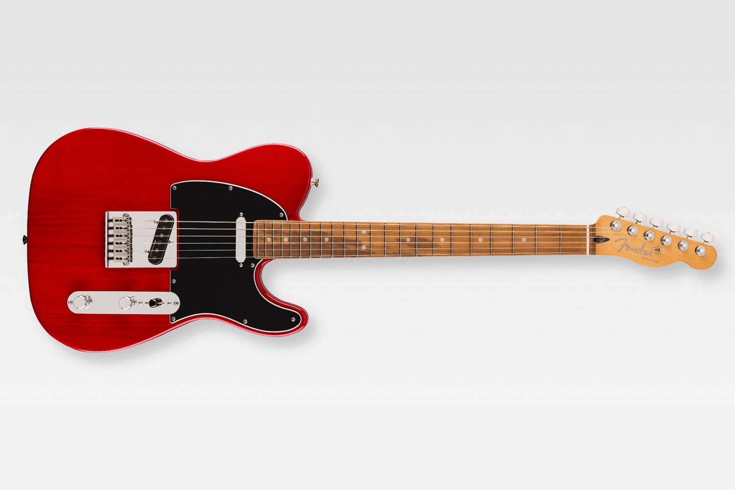 The Fender Limited Edition Player Plus Telecaster on a gray background.