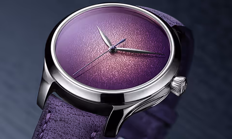 Endeavour Centre Seconds Concept Purple Enamel