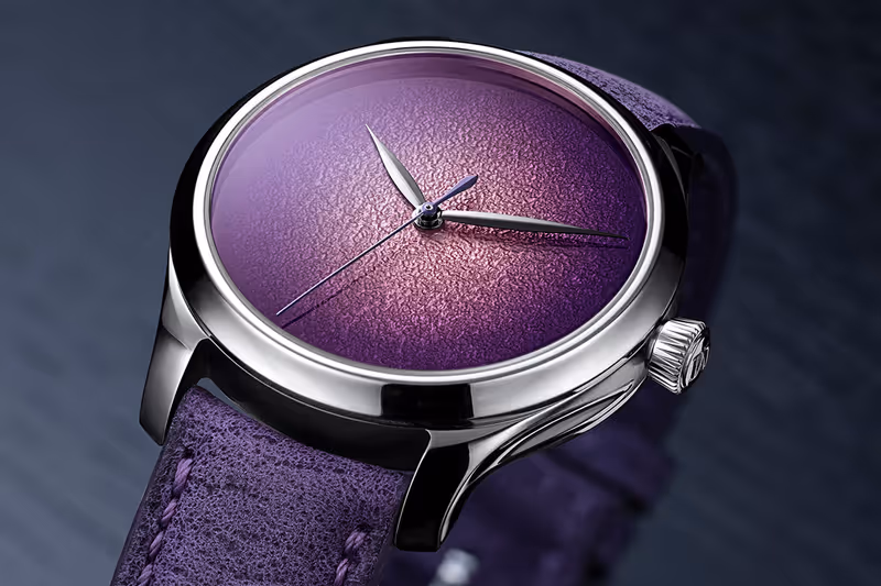 Endeavour Centre Seconds Concept Purple Enamel