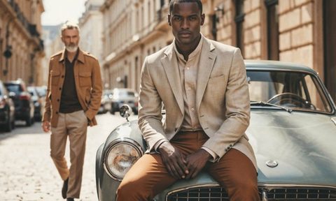 Hockerty SS25 men on a car
