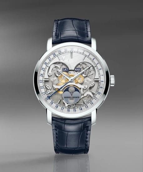 Traditionelle Complete Calendar Openface in blue