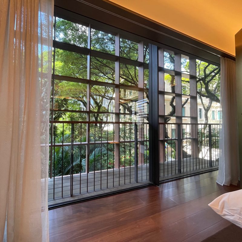 View from room at Rosewood, SP