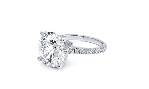 The Lab Grown Diamonds 14K 6.00 ct. tw. Lab-Grown Diamond Ring on a white background.