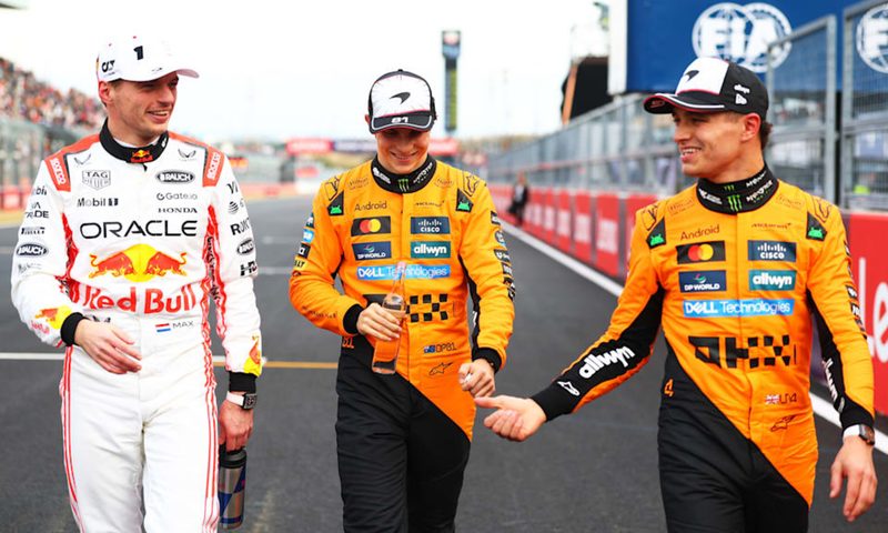 Max Verstappen, Lando Norris, and Oscar Piastri were the top three finishers of thr 2025 Japanese Grand Prix.
