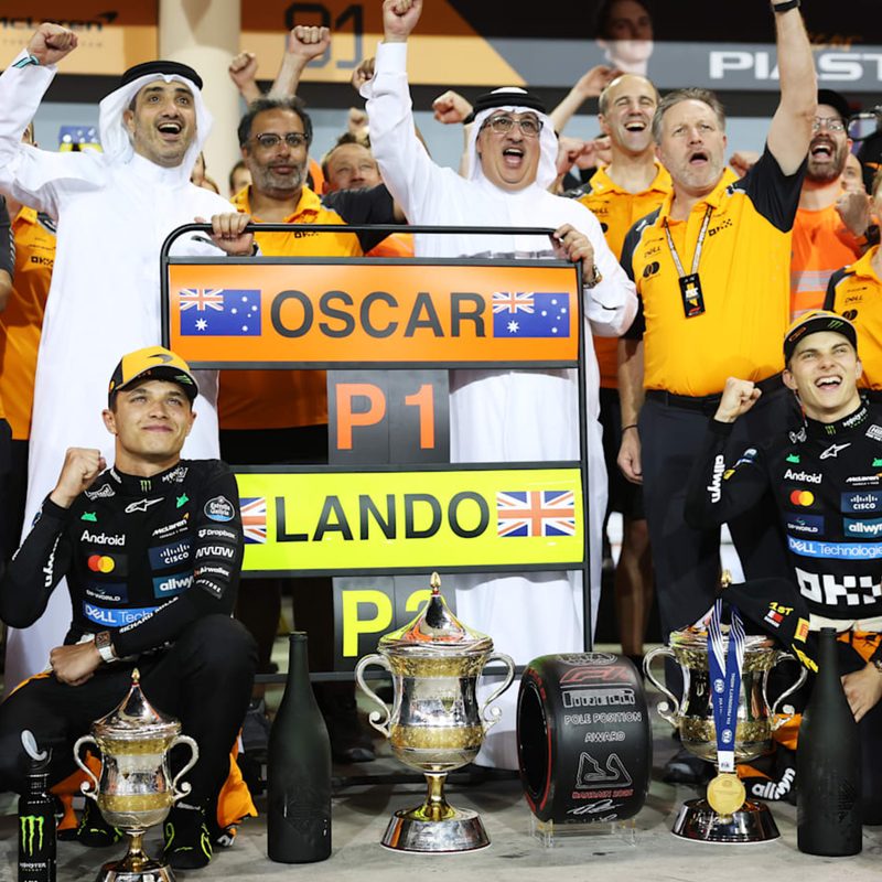 McLaren drivers finished first and third in the 2025 Bahrain Grand Prix.