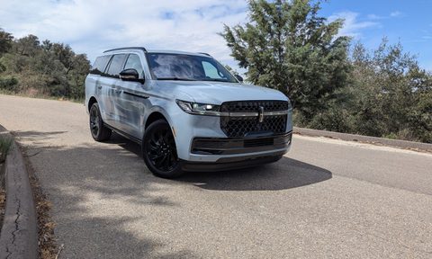 2025 Lincoln Navigator on a mountain road