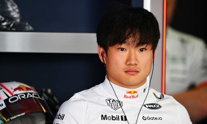 Red Bull F1 driver Yuki Tsunoda.