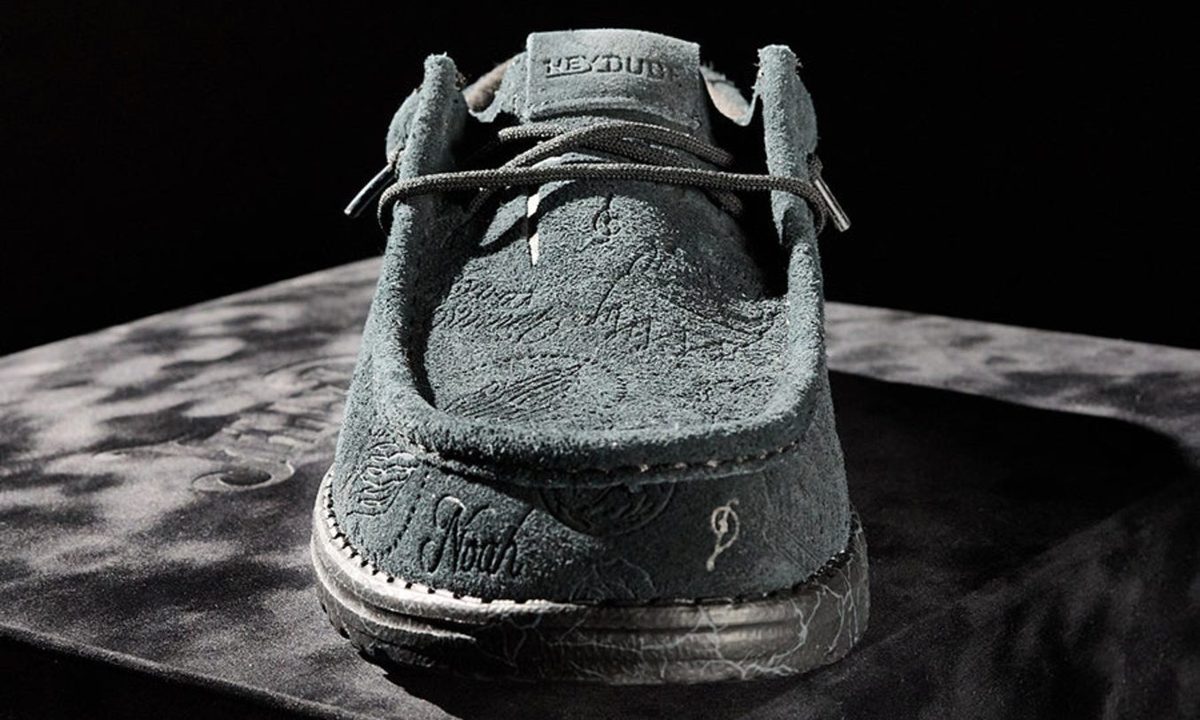 front of hey dude shoe